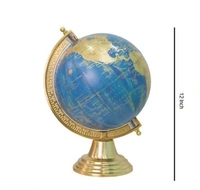 RIZIK STORE  Metal & Plastic  World Map  Floating Globe -  Free  Size, Metal, Pack of1